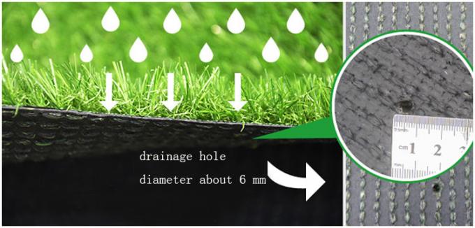 La forme de v aménageant l'herbe en parc artificielle synthétique nettoient GV GSV4 de 50mm approuvé